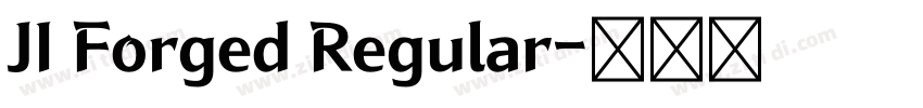 JI Forged Regular字体转换